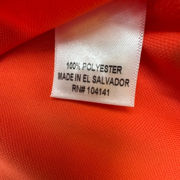 NWT Lady Hagen Sleeveless Polo Tank in Coral Orange Golf Women's Top Size Medium - Picture 8 of 11